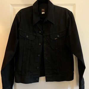 RRL Ralph Lauren black denim jacket size medium